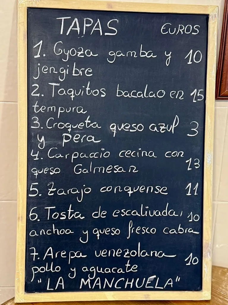 Menu_La Manchuela Gastrobar_Buenache de Alarcón_immagine_3
