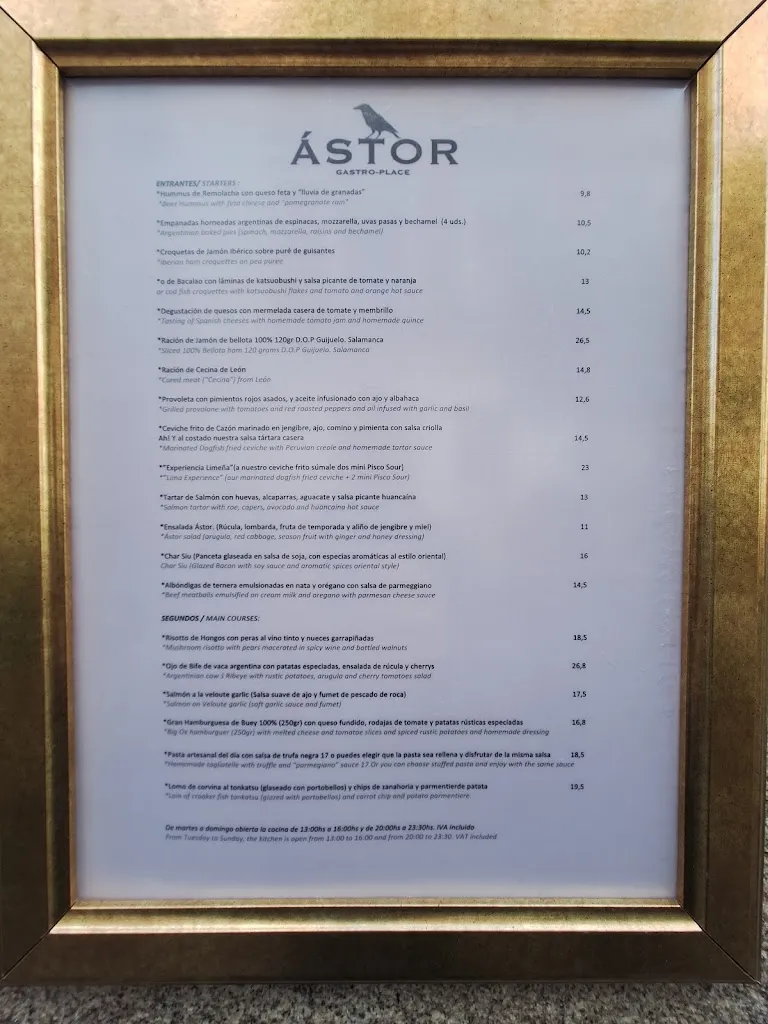 Menu_Ástor gastro-place_Aranga_image_2