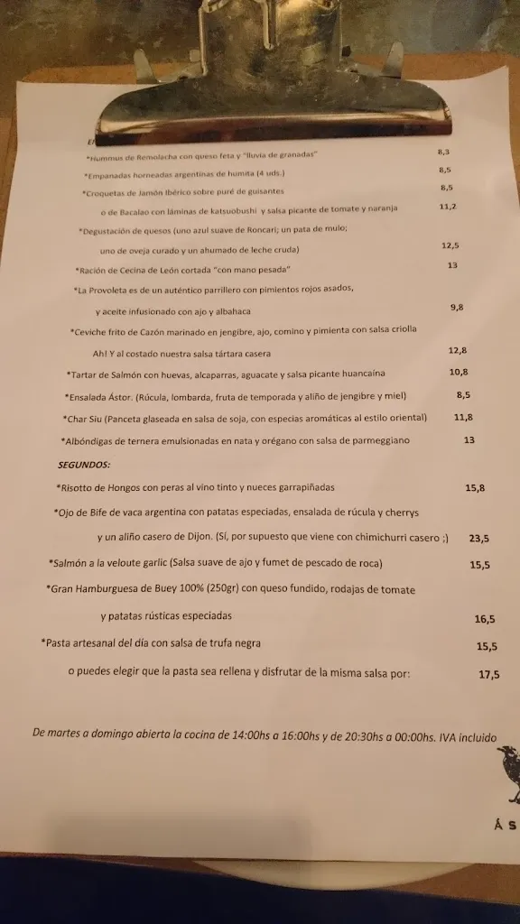 Menu_Ástor gastro-place_Aranga_image_3