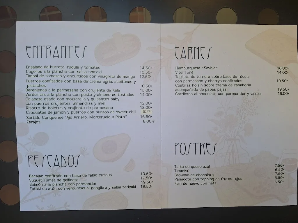 Menu_Savbia Restaurante_Abia de la Obispalía_image_1