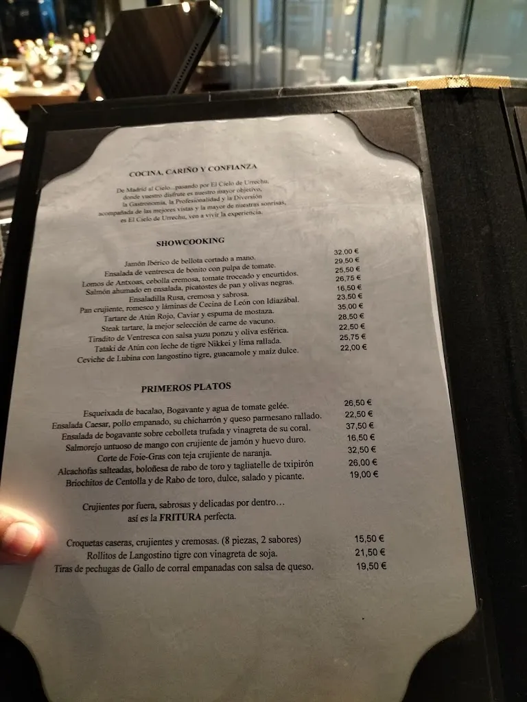 Menu_El Cielo de Urrechu_Pozuelo_image_4