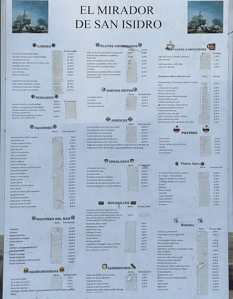 Menu_Restaurante Mirador de San Isidro_Buendía_image_1