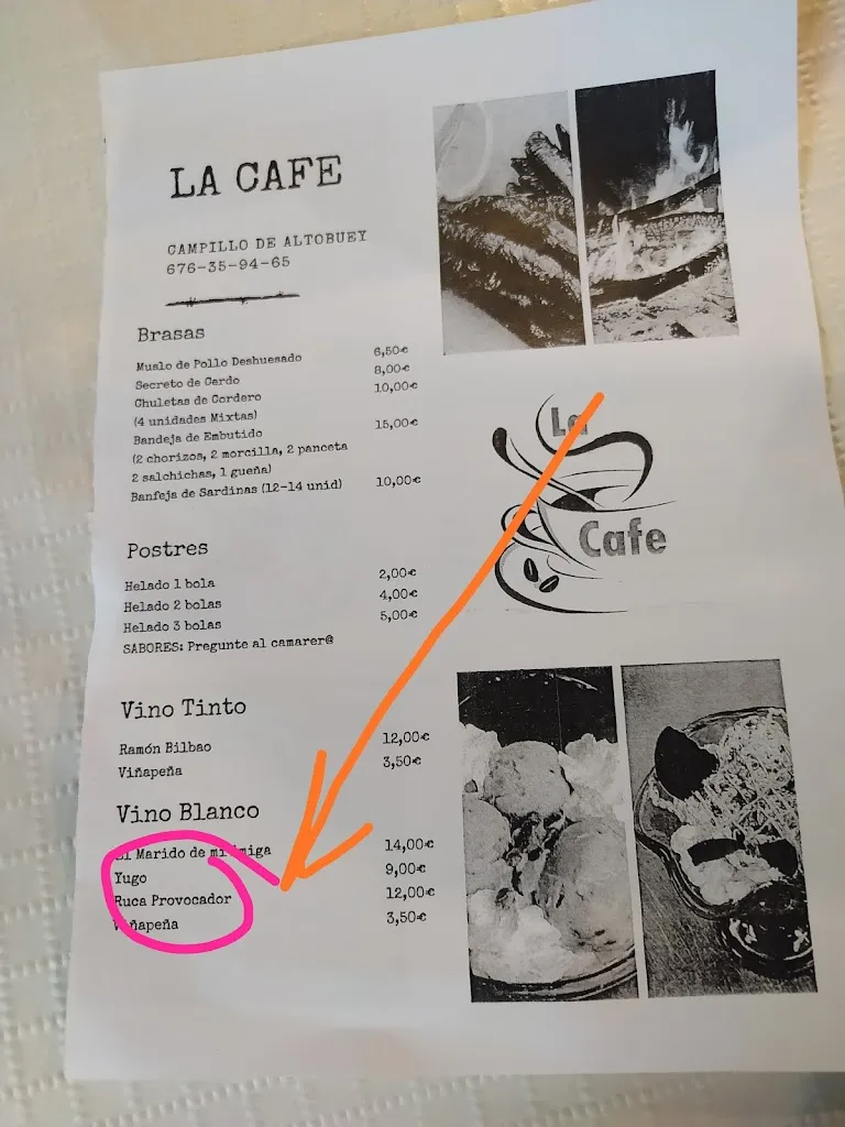 Menu_La Cafe LOUNGE BAR._Campillo de Altobuey_image_1