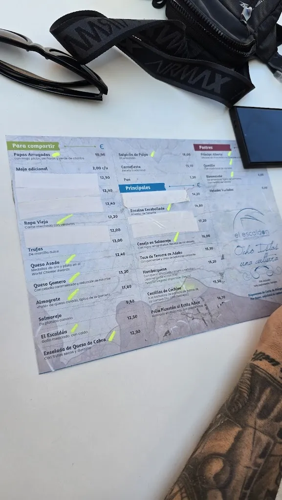 Menu_El Escaldón Gastronomía Canaria_Cañaveras_image_1