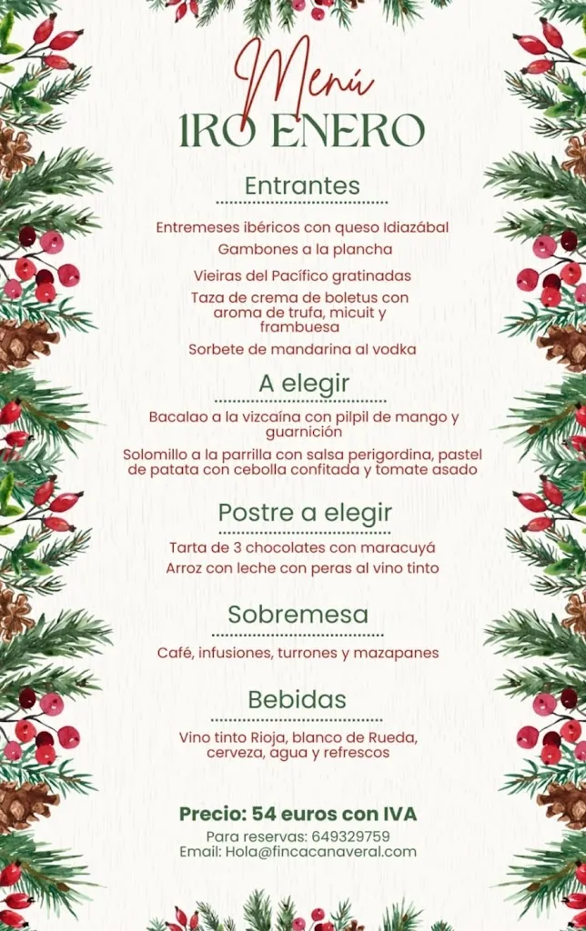 Menu_Restaurante Finca Cañaveral_Cañaveras_image_1