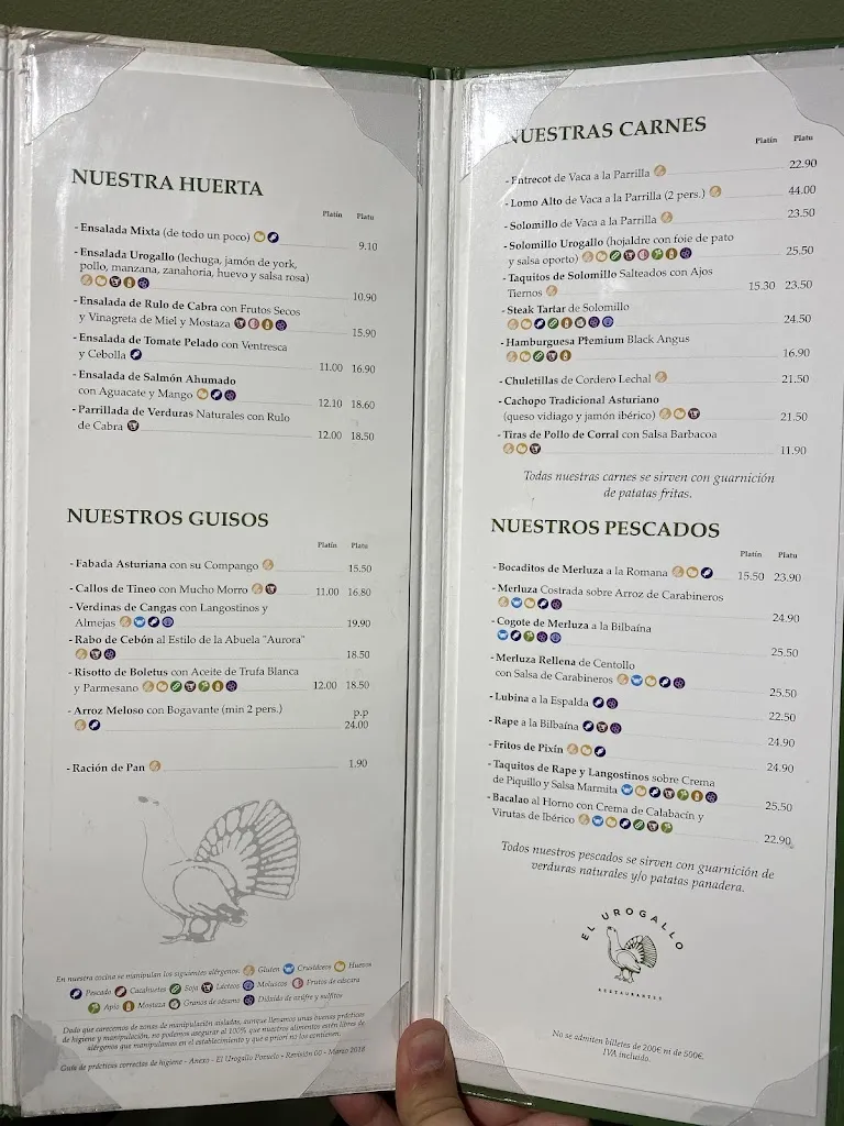 Menu_El Urogallo I Restaurante Pozuelo_Pozuelo_image_2