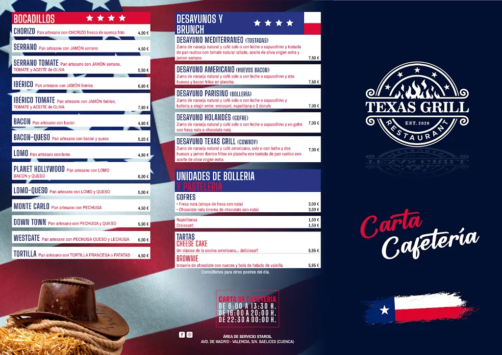 Menu_Texas Grill Saelices_Campos del Paraíso_image_1