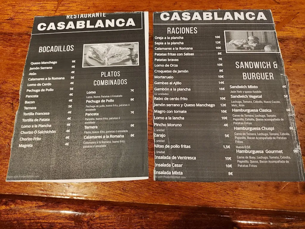 Menu_Restaurante Casablanca_Campos del Paraíso_image_2