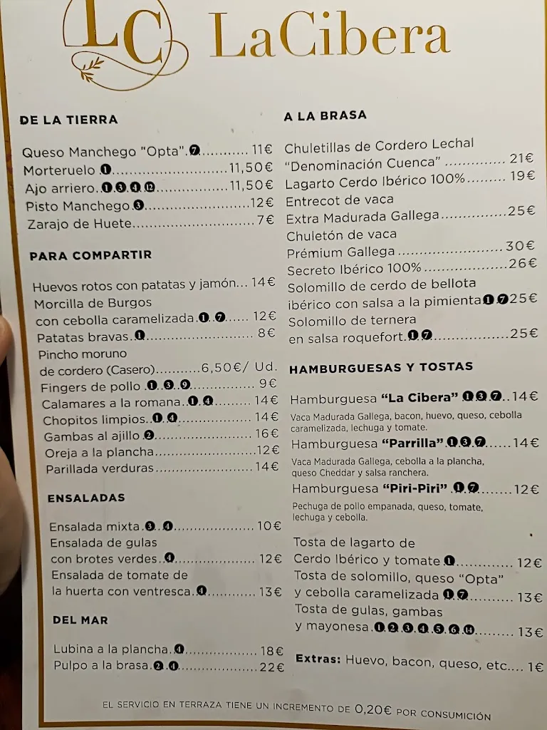 Menu_Restaurante Asador La Cibera_Campos del Paraíso_image_1
