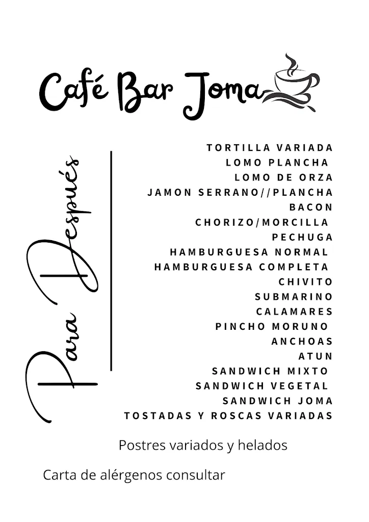 Menu_Joma_Casas de Benítez_image_1
