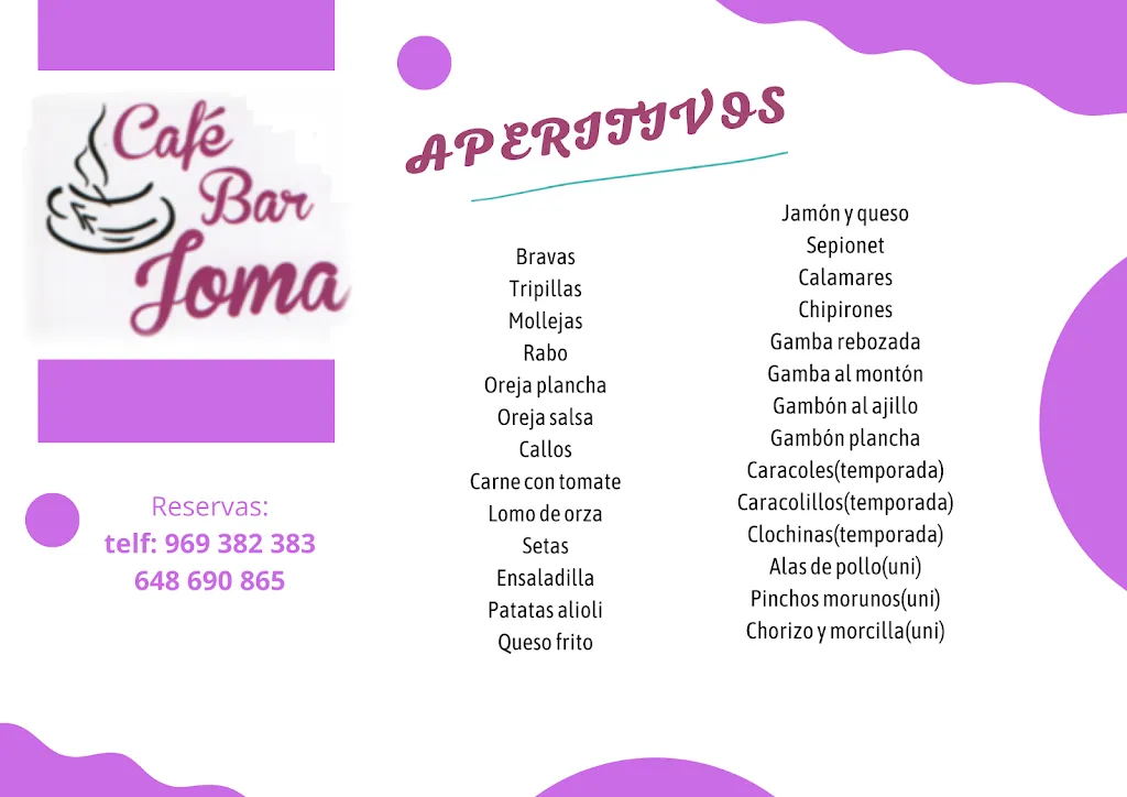 Menu_Joma_Casas de Benítez_image_4