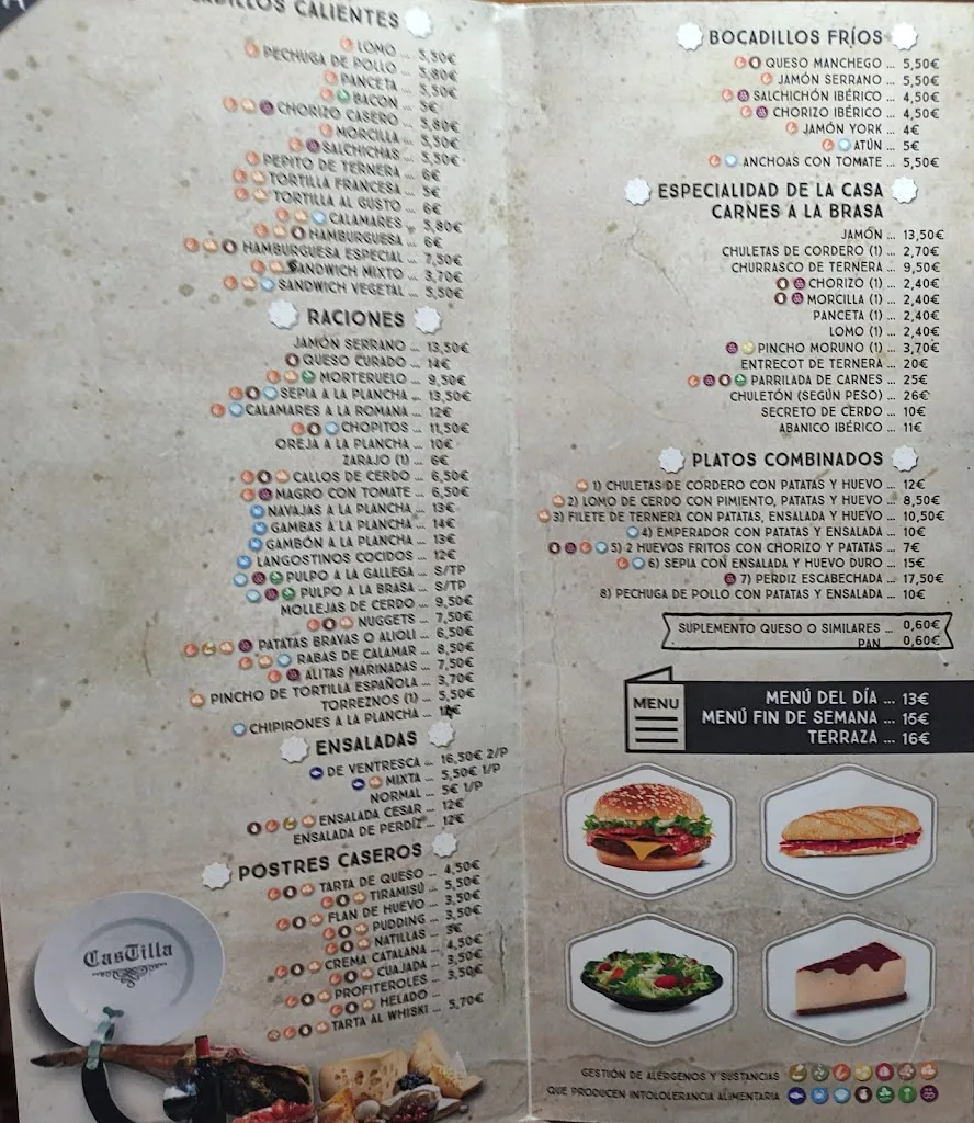 Menu_Hostal Restaurante Castilla_Castillo-Albaráñez_image_3