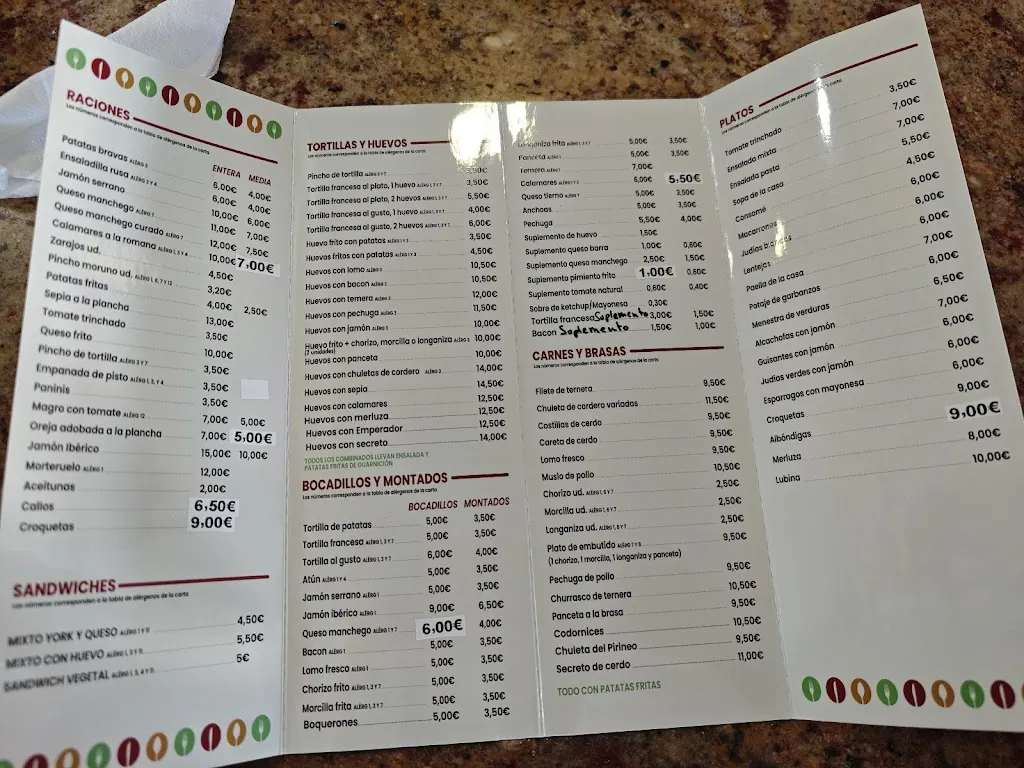 Menu_Hotel Restaurante “La Estrella de Castillejo” Iniesta_Castillejo de Iniesta_image_2