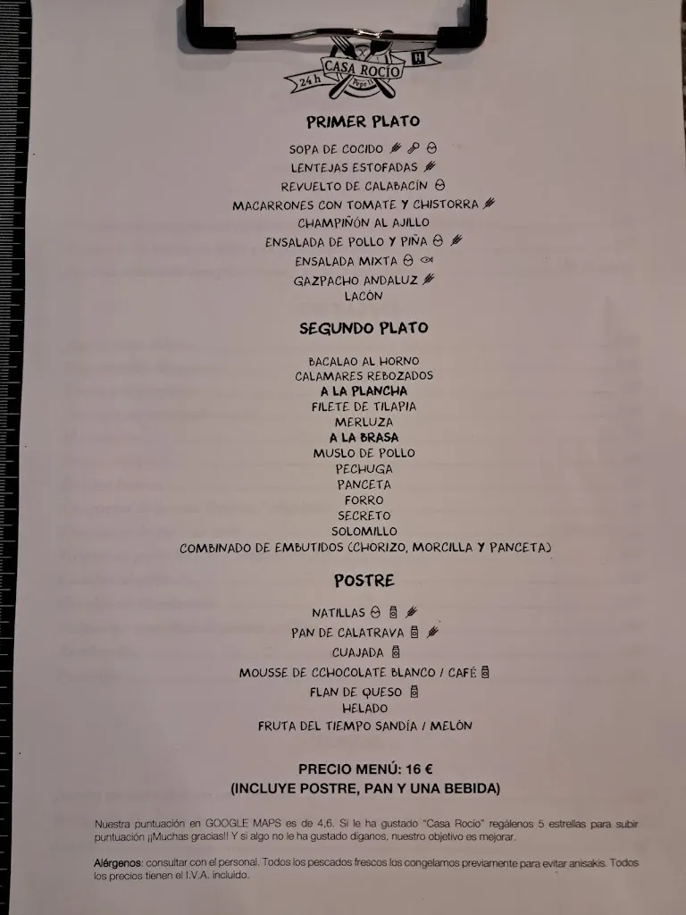 Menu_Casa Rocio_Castillejo de Iniesta_image_4