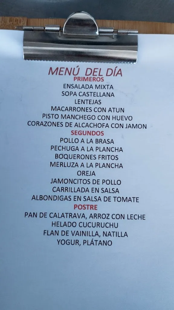 Menu_Nuevo Hostal restaurante Pepe_Graja de Iniesta_image_1