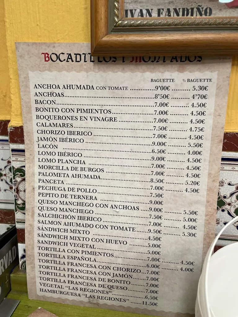 Menu_Mesón Las Regiones_Huelves_immagine_1