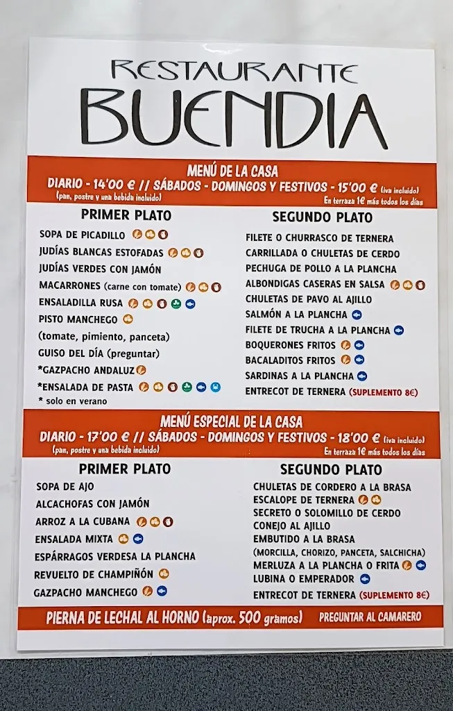 Menü_Restaurante Buendía_Honrubia_Bild_3