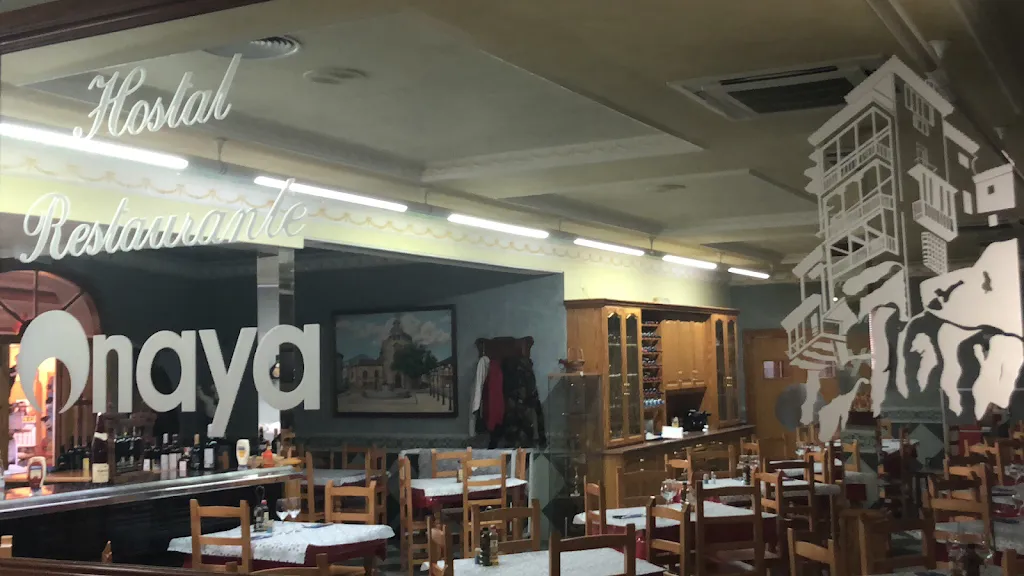 Hostal Restaurante Onaya restaurant in Honrubia
