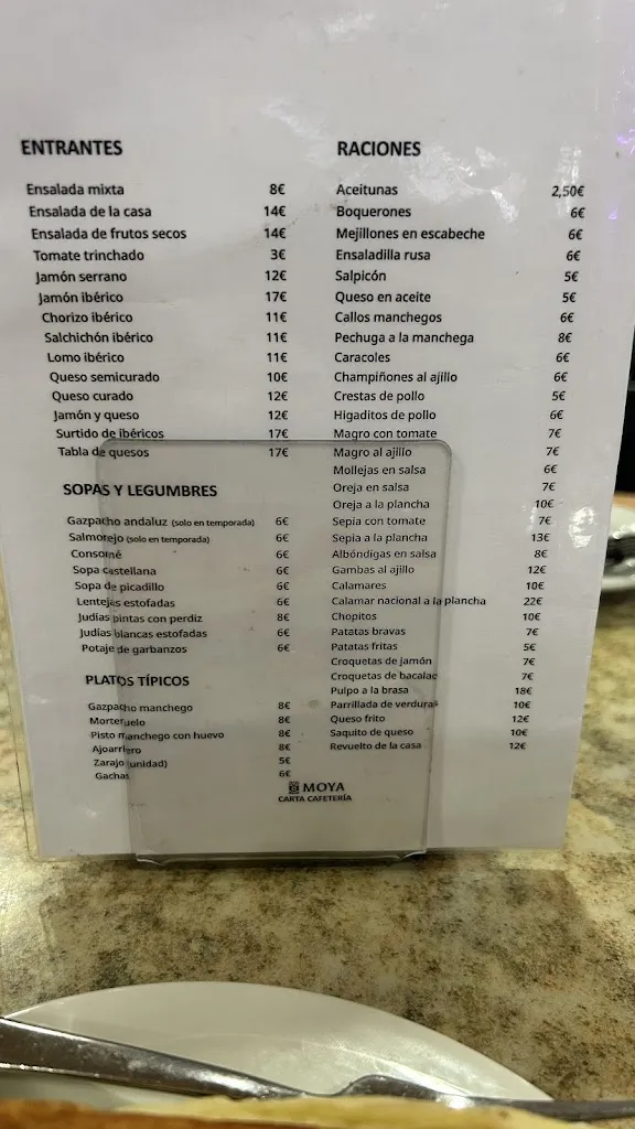 Menu_Moya Hotel Restaurante_Honrubia_image_1