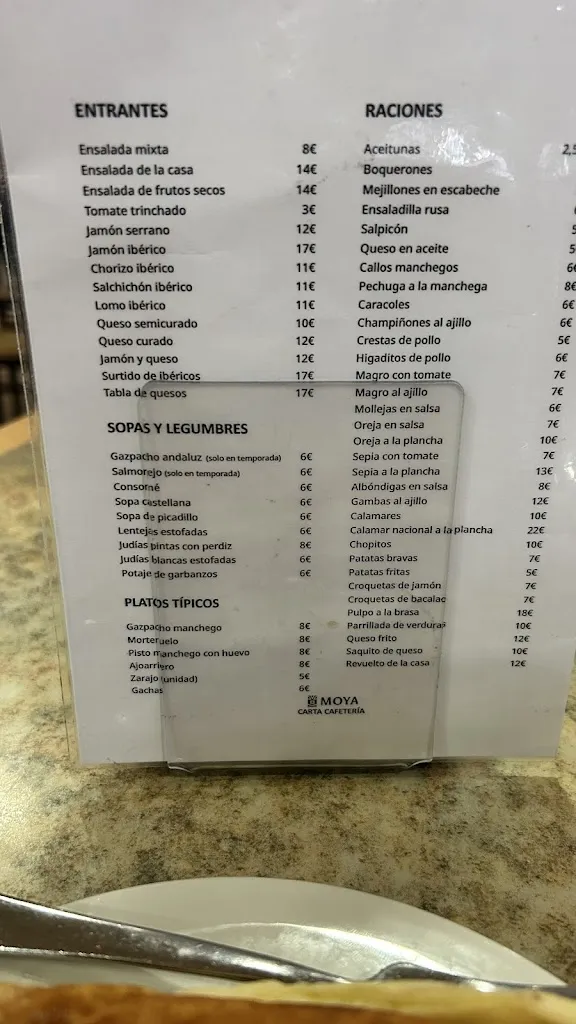 Menu_Moya Hotel Restaurante_Honrubia_image_4