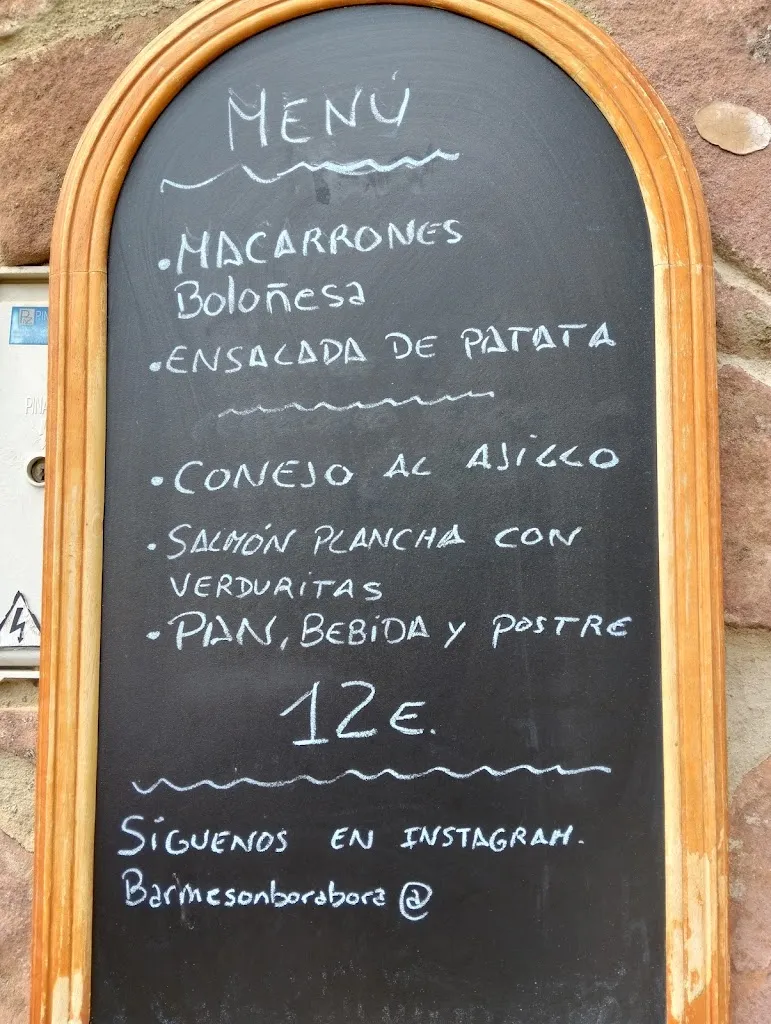 Menu_BAR-MESÓN Bora Bora._Huerta del Marquesado_image_1