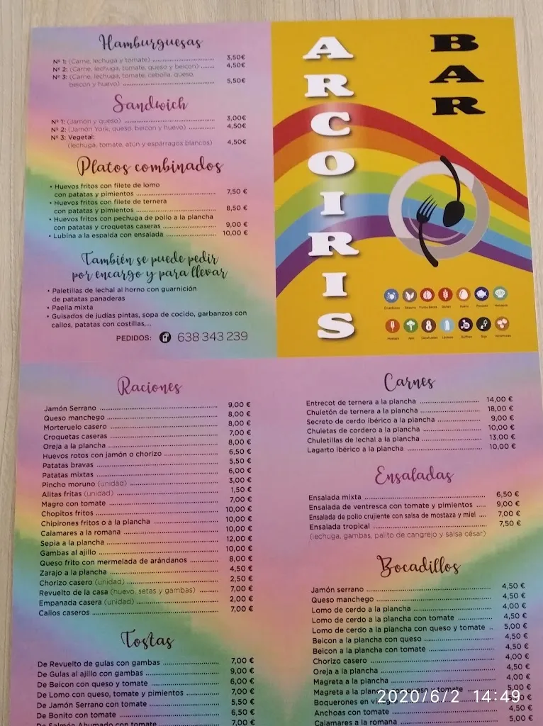 Menu_Bar Arco Iris_Huete_image_3