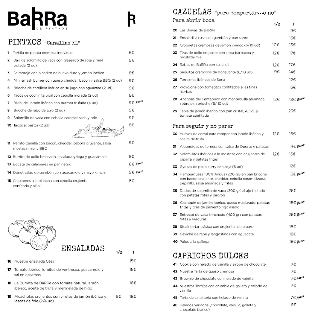 Menu_BaRRa de Pintxos Pozuelo_Pozuelo_image_1