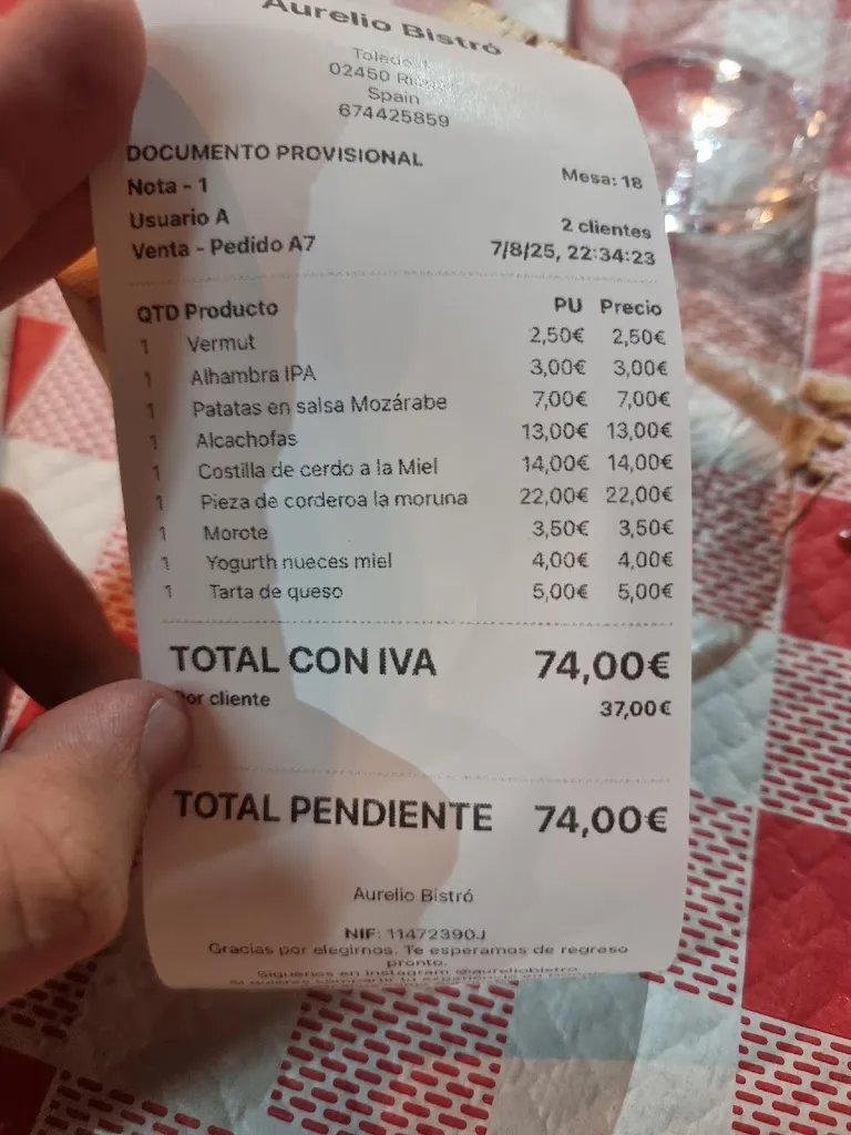 Jaime Berruezo de Lara_Aurelio Bistró_Riópar_recensione