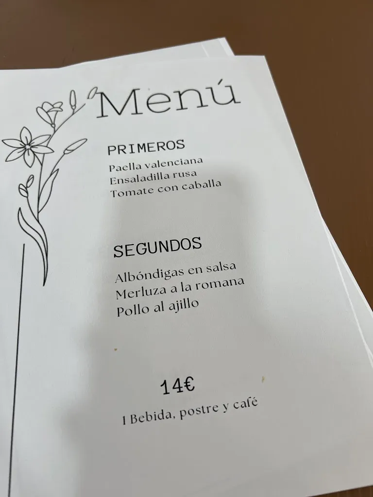 Menu_Bar El Pilar_Landete_immagine_2
