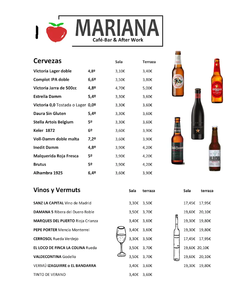 Menu_Mariana Café Bar & After Work_Mariana_image_1