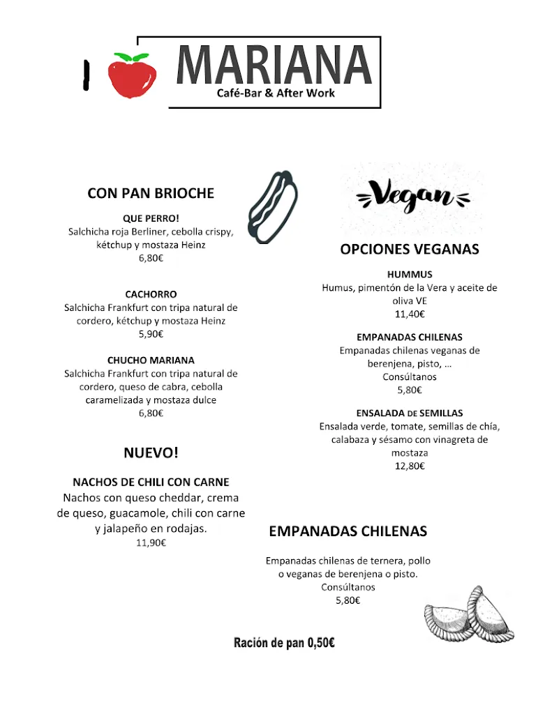 Menu_Mariana Café Bar & After Work_Mariana_image_2