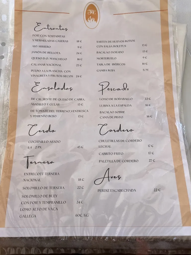 Menu_Restaurante El Fogón de Enrique_Mota de Altarejos_image_1