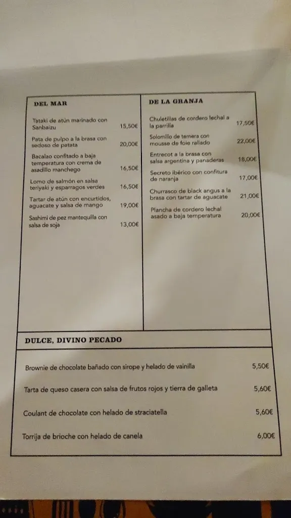 Menu_CHICOTE cocktail restaurant._Mota de Altarejos_image_1