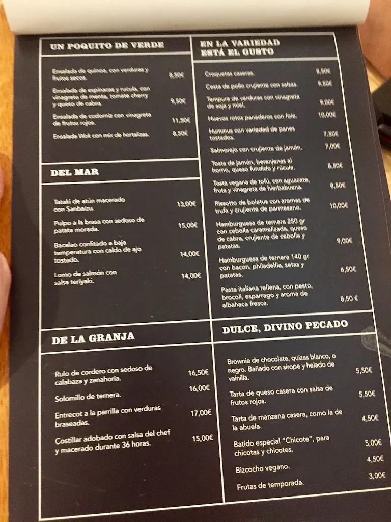 Menu_CHICOTE cocktail restaurant._Mota de Altarejos_image_3