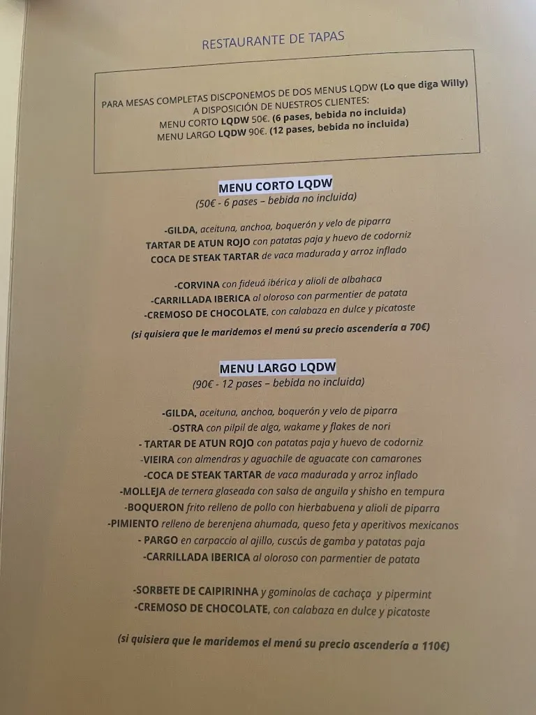 Menu_Restaurante Poncio by Willy Moya_Moya_immagine_1