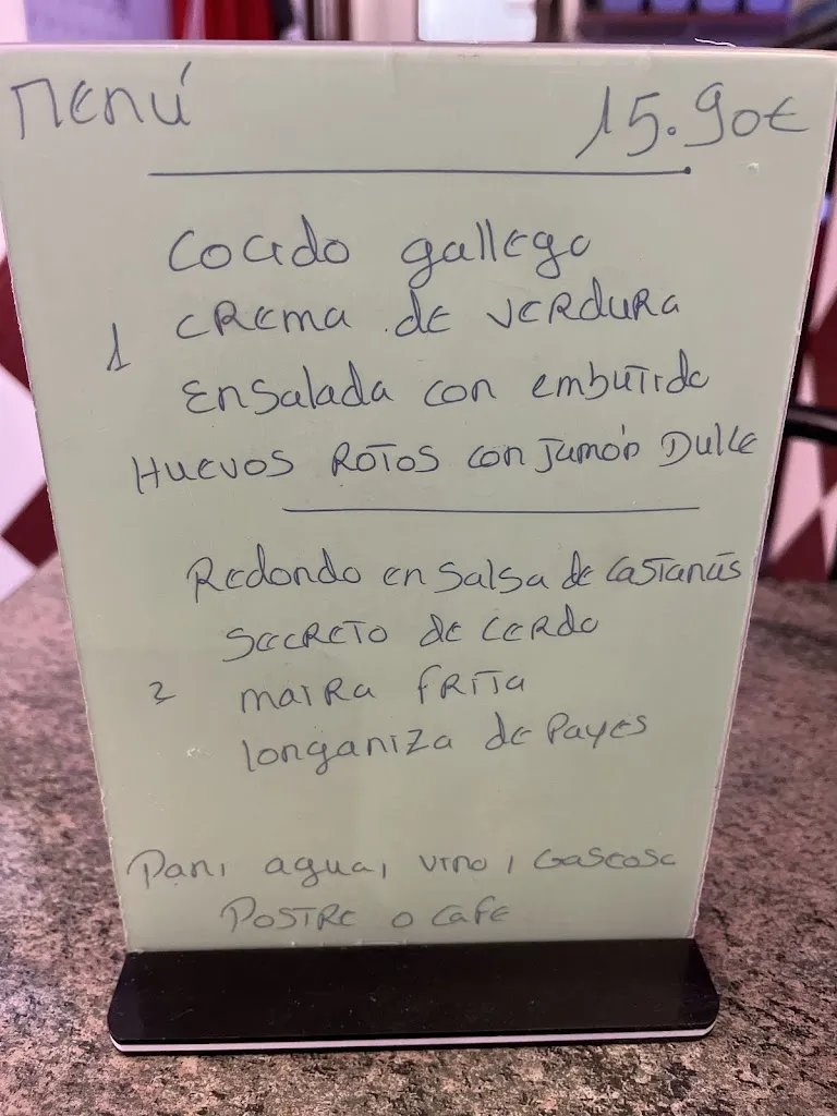 Menu_Bar La Gallega._Lagunaseca_image_3