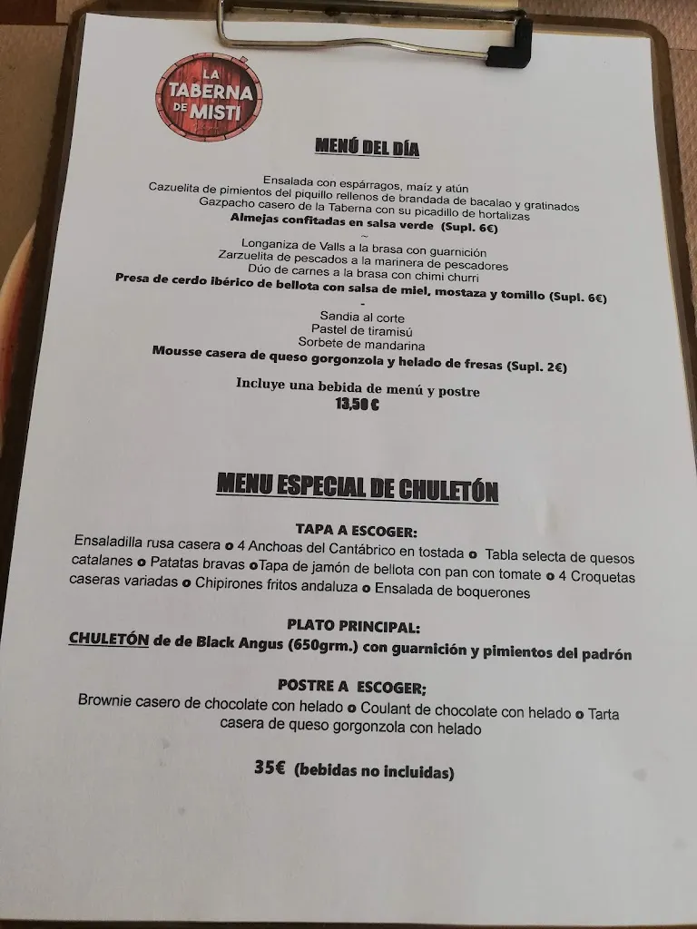 Menu_La Taberna de Misti_Lagunaseca_image_2
