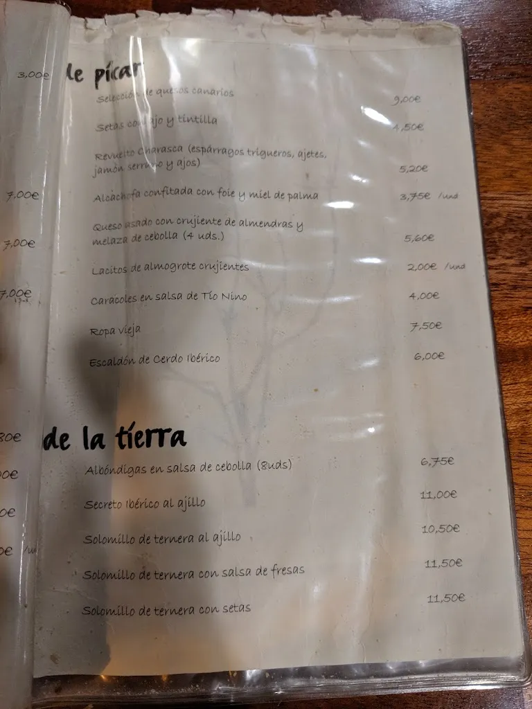 Menü_Tasca Faracho_Lagunaseca_Bild_4