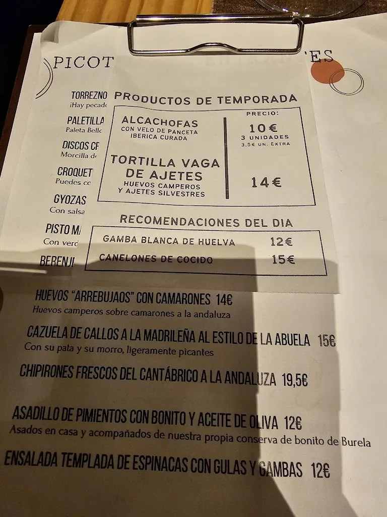 Menu_Restaurante El Pajar_Pajarón_immagine_4