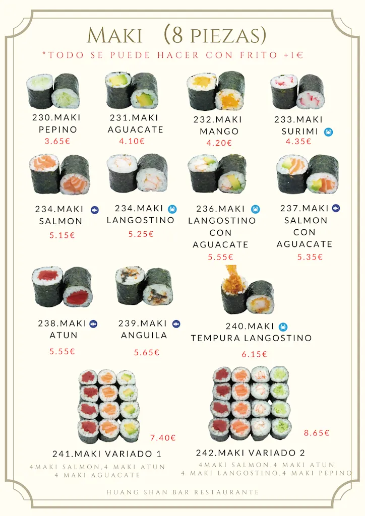 Menu_Huangshan bar restaurante 黄山酒吧餐馆_Palomera_immagine_1