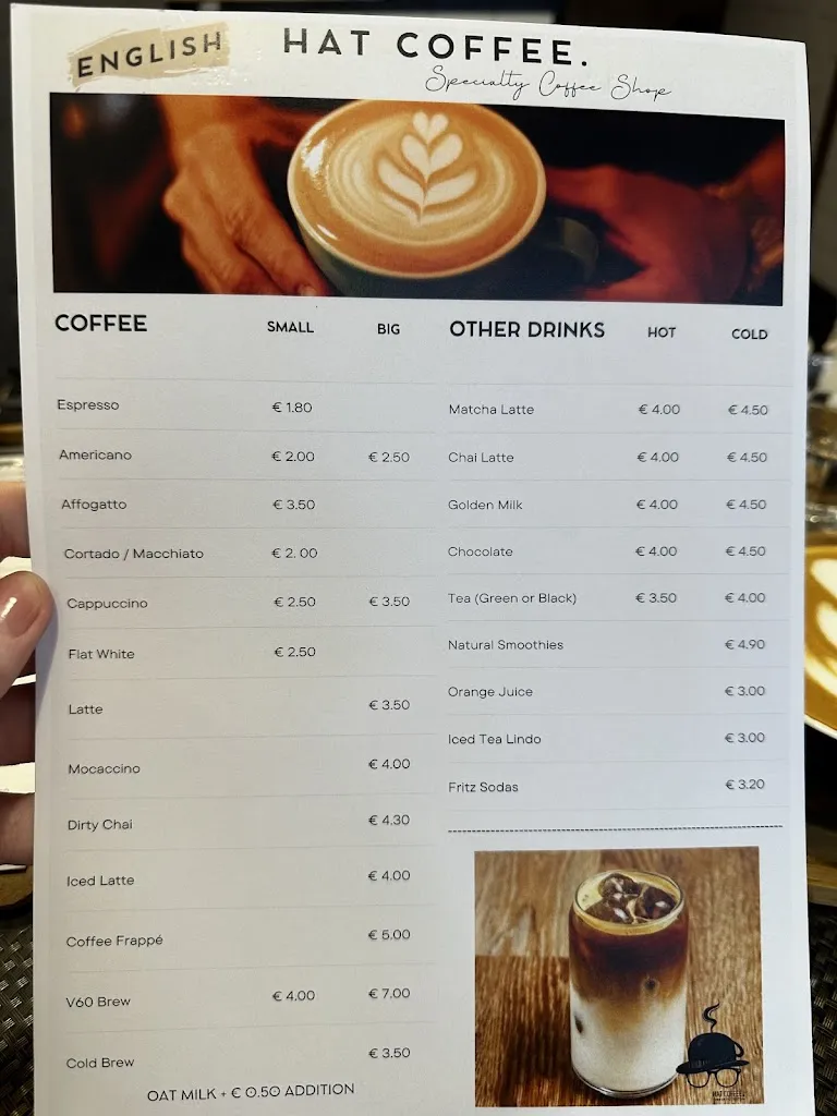 Menu_HAT COFFEE - Speciality Coffee_Paredes_immagine_2