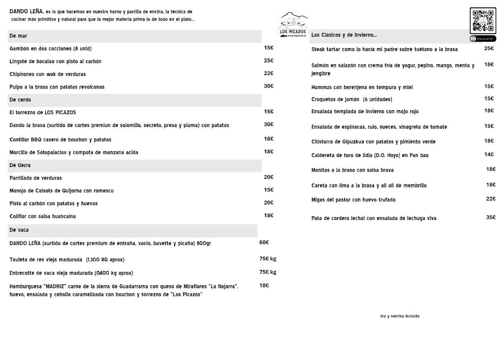 Menu_Los Picazos_Picazo El_immagine_2