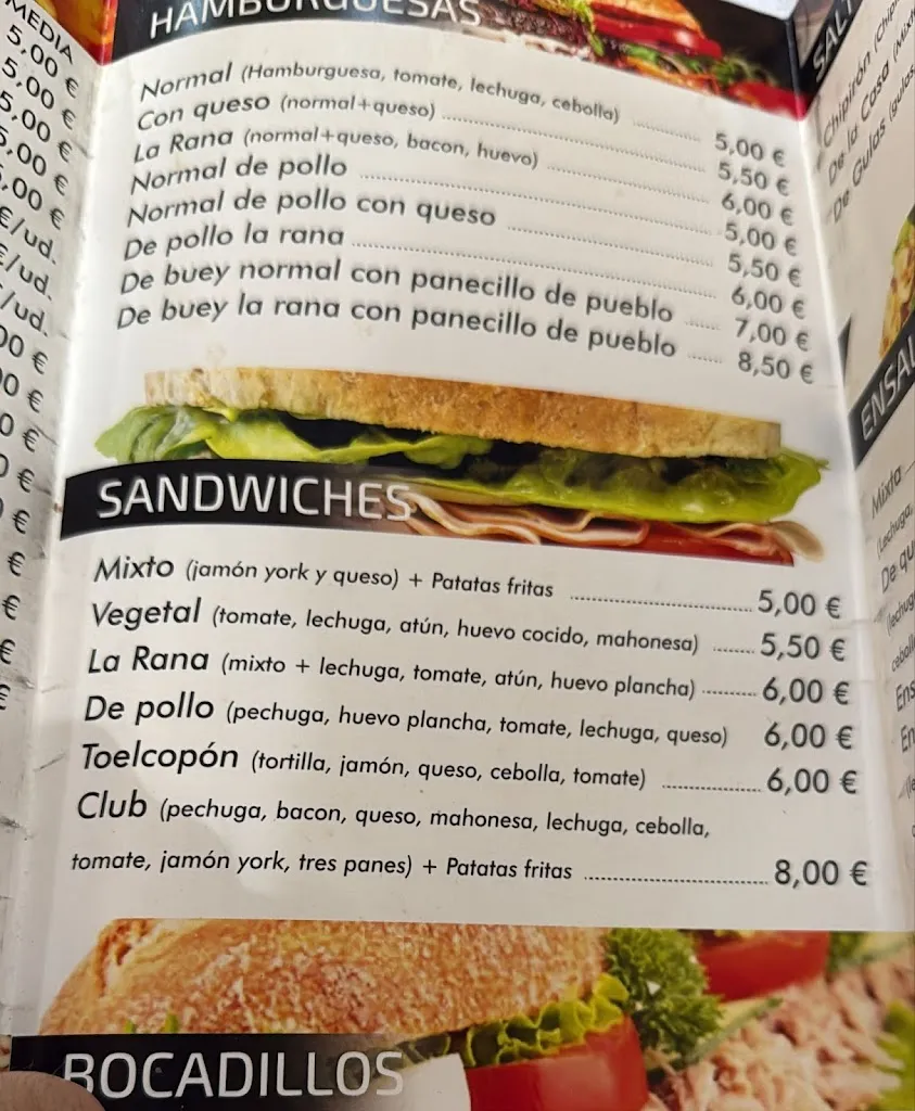 Menu_Bar-Restaurante La Rana Verde_Picazo El_immagine_3