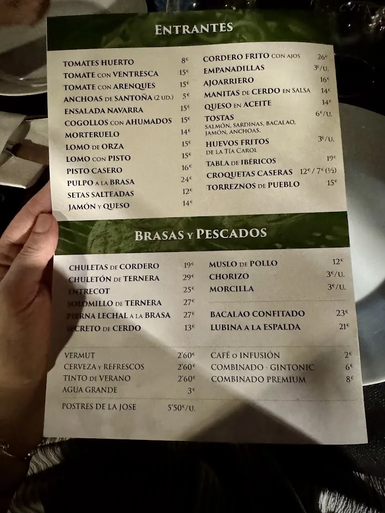 Menu_Bodega Asador Las Calzadas. Enoturismo - Vinos Tinácula_Pozoamargo_image_1