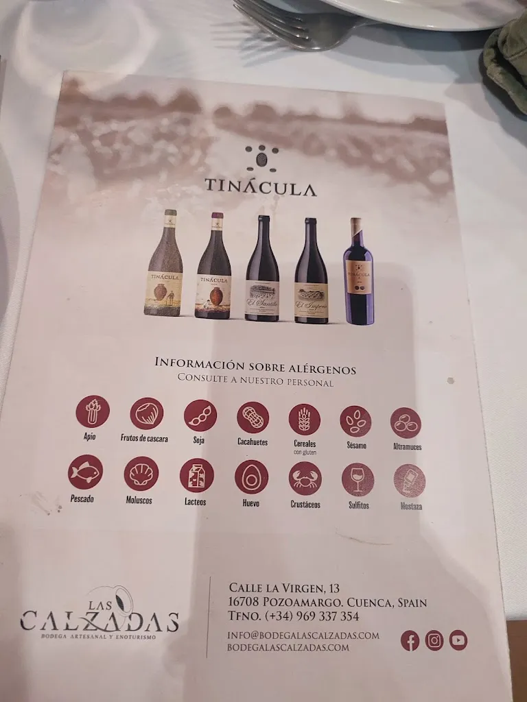 Menu_Bodega Asador Las Calzadas. Enoturismo - Vinos Tinácula_Pozoamargo_image_3