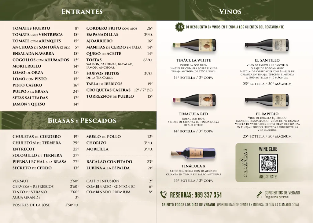 Menu_Bodega Asador Las Calzadas. Enoturismo - Vinos Tinácula_Pozoamargo_image_4