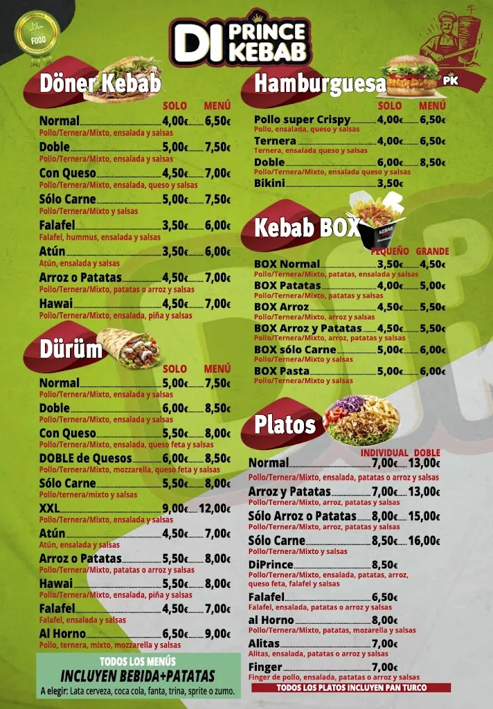 Menu_Di Prince Kebab Las Pedroñeras_Pedroñeras Las_image_3