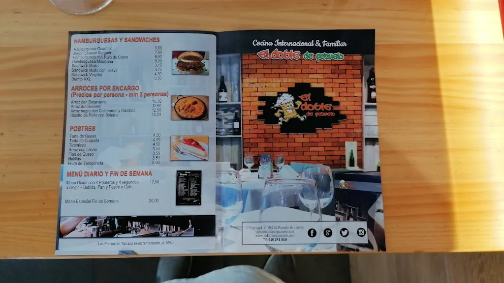 Menu_El Doble de Pozuelo_Pozuelo El_image_3