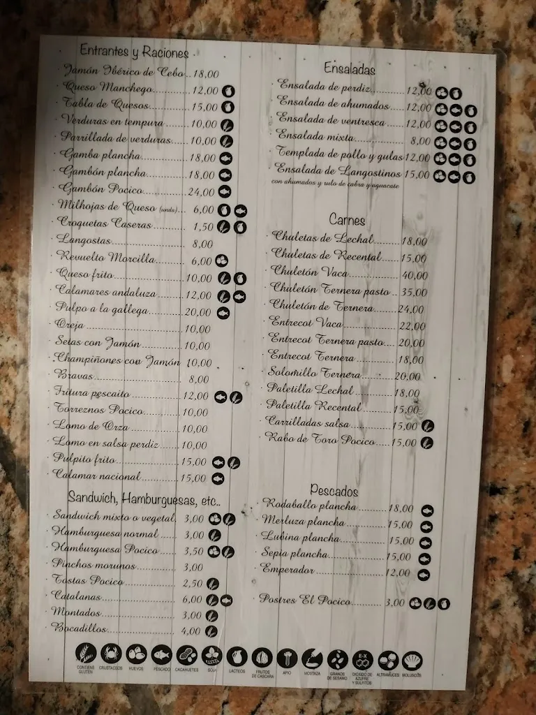 Menu_Restaurante El Pocico_Provencio El_image_1