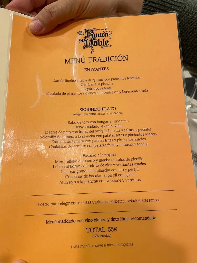 Menu_Restaurante El Rincón del Noble_Rada de Haro_image_1